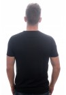 Slater Basic Fit T Shirt V Hals Black