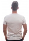 Slater T-Shirt Basic Fit V-neck white EXTRA LONG 