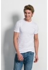 Slater Basic Fit T-Shirt Ronde hals wit