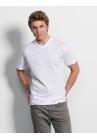 Slater Basic T-Shirt V- neck White 3500