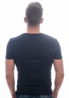 Slater V-neck blue navy denim 