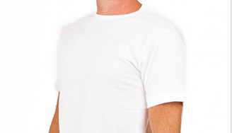 Alan Red T-Shirt V-Hals Oklahoma White