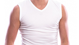 Beeren Bodywear Sleeveless Shirt V-Neck White ( 3 pack)