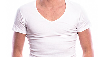 Beeren Men T-Shirt V-Hals Diep Wit ( 3 pack)