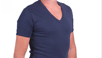 Deep V-Neck Semi bodyfit