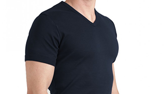 V-neck semi bodyfit