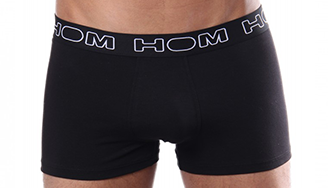HOM Boxershort Business Smart Cotton Black( 3P)