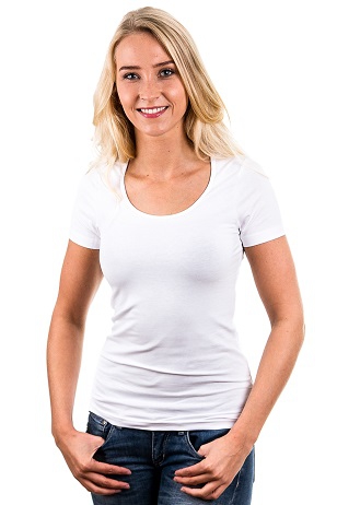shirt wit dames